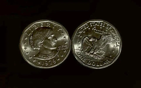 1979 Susan B Anthony Silver $1 Features Wide Rim Cover