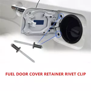 2Pcs Fuel Lid Gas Door Retainer Rivets For 2005-2021 Toyota Tacoma 0521TAC 06017 - Picture 1 of 7