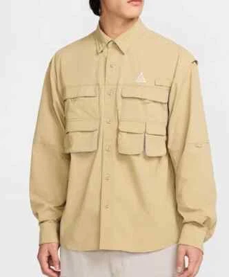 Nike ACG Orb Weaver Dri-FIT ADV UV Men's Shirt Parachute Beige Sz M L HJ2465-297 - Image 1 of 4