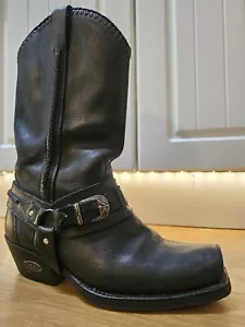 Loblan 548 Biker Cowboy Boots, Size 9 (43) - Picture 1 of 5
