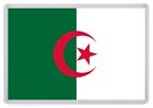 Algeria Flag Fridge Magnet. Africa Travel