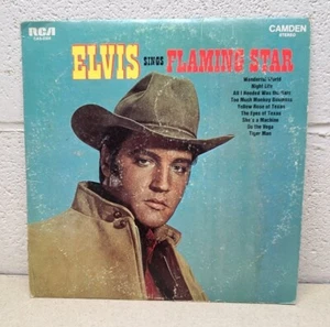 ELVIS PRESLEY ELVIS SINGS FLAMING STAR LP RCA RECORDS CAS-2304 1969  - Picture 1 of 4