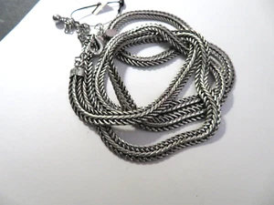 CHICOS "HARLY" SNAKE CHAIN NECKLACE 36-40" - Picture 1 of 4
