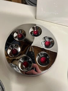 HARLEY 6 HOLE DERBY COVER CHROME BIKE PART MOTORCYCLE - Picture 1 of 4