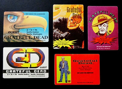 Cómics de Marvel Seahawk Grateful Dead Backstage Pass Seattle Washington 1994 1995 Foto 1 de 4