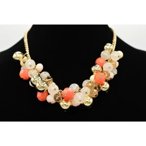 The Limited Statement Necklace Collar Crystal Beaded Multi-Color Cluster BinR - Picture 1 of 12