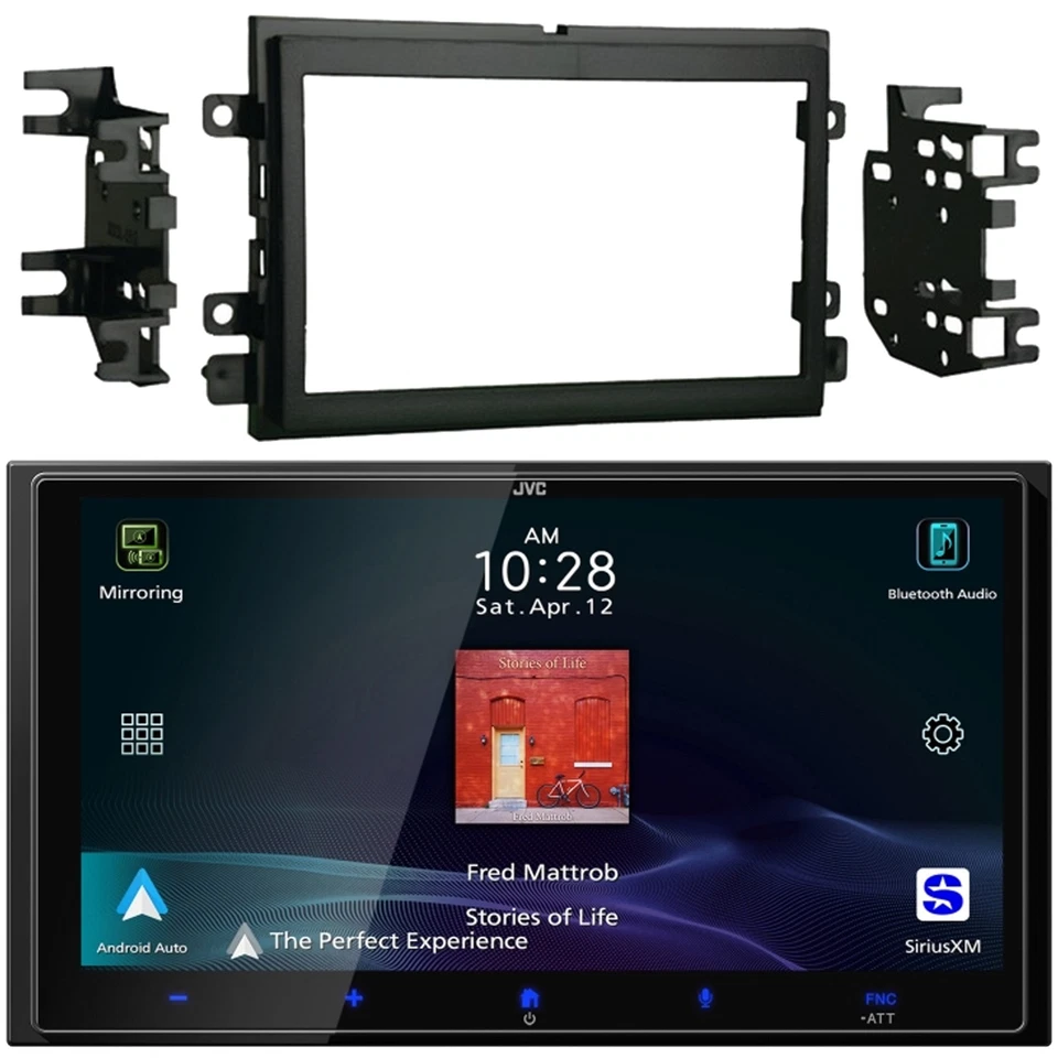 JVC KW-M795BW Receptor USB Bluetooth, Kit de Instalación Estéreo Doble DIN (2004-up) Foto 1 de 4