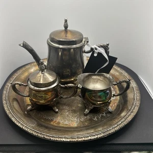 Set da tè per bambini placcato argento - 5 pezzi - Foto 1 di 12