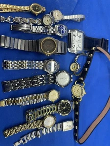 Watch Lot 14 VTG Watches Citizen, Riviera, Bel Air, Vinton, Fred BElEY Geneva, + - Picture 1 of 14