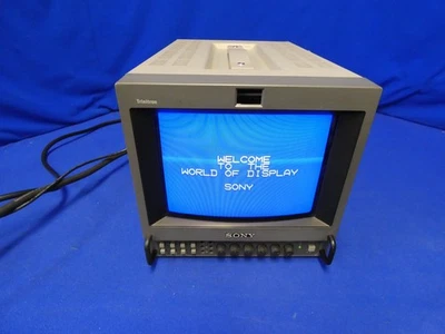 Sony PVM-8042Q 8" RGB CRT Gaming Monitor Clear Screen Great Picture (no tally) - Image 1 of 4