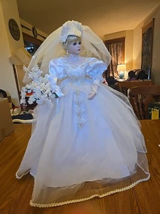 Vintage Kingstate Limited Edition Annabelle Bride Porzellan Puppe - Bild 1 von 20