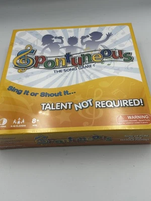 Jogo de tabuleiro Spontuneous The Song jogo 4-10 jogadores idades 8+ música de festa familiar - Imagem 1 de 4