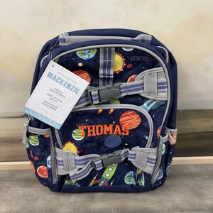 Pottery Barn Kids Mackenzie Solar System Glow-in-the-Dark Rucksack klein Mono OB - Bild 1 von 11