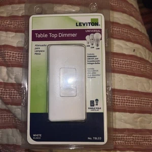 Leviton Dimmer da tavolo bianco (TBL03) FS - Foto 1 di 2