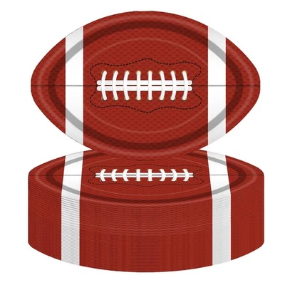 50 PIEZAS Platos de Fútbol Platos de Papel Desechables para Decoraciones de Fiesta de Fútbol... Foto 1 de 4