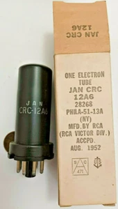 12A6 NOS vacuum tube JAN RCA 7.5 watt beam-power - Picture 1 of 1