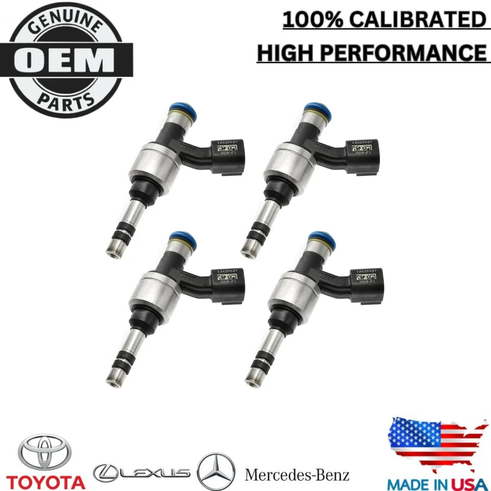 Inyectores de combustible x4 OEM ACDelco para Chevrolet Equinox/GMC Terrain 2011 2,4 L I4 Foto 1 de 4