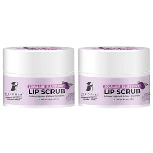 Pilgrim Squalane Blueberry Lip Scrub 8gm - Pack of 2 - Picture 1 of 10