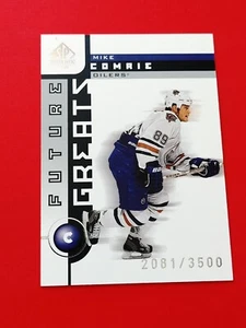 2001-02 UD SP Authentic Future Greats - MIKE COMRIE #112 Edmonton Oilers #/3500 - Picture 1 of 2