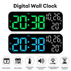 Wall-mounted Digital LED Clocks Temperature Date Display Table Clock Alarm 2024