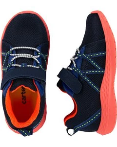 Carter's Baby & Toddler Navy Orange Hoppy Athletic Sneaker Size 4-11 (3-6 Years) - Picture 1 of 6
