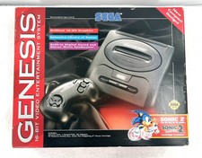 Sega Genesis 16-bit video entertainment system Sonic 2 Game Bundle NEW OPEN BOX