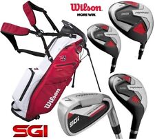 Wilson SGI Prostaff Complete Mens Steel Shafted Golf Set & Exo Carry Stand Bag