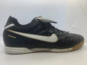 Nike Mens Tiempo Natural III IC 366206-018 Black Running Shoes Lace Up Size 13 - Bild 1 von 9
