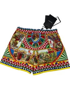 Dolce & Gabbana multicolour graphic shorts EU kid's size 5 - Picture 1 of 3