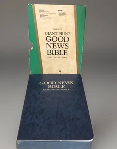 Good News Bible Today's English Version 1976 GIANT PRINT Nelson 380B Paperback - Picture 1 of 18