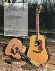 Guitarra acústica Washburn D30S y D32S con especificaciones foto pin-up 8 x11 - Imagen 1 de 3