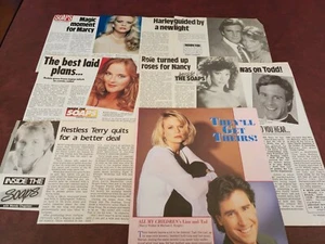 S.Opera Santa Barbara clipping 40 Todd McKee Gina Gallego Robin Wright Jed Allen - Picture 1 of 5