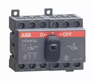 Interruttore di separazione ABB-Entrelec 1SCA104913R1001 OT40F3C - montaggio base 3 P, 40 A nuovo - Foto 1 di 12