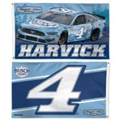 Kevin Harvick #4 Busch Light 2021 3' x 5' 2-sided Flag Free Ship Instock Cover