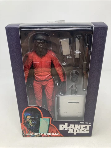 NECA 2015 SDCC 7" Planet of the Apes Series 3 Conquest Gorilla - Sealed Cover