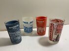 4 Vintage souvenir glasses, Hazel Atlas MINN,CO,NEB AND CANADA HAZEL ATLAS