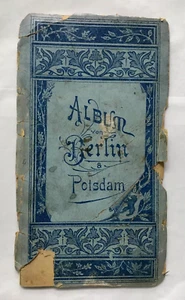 Vtg ALBUM BERLIN POTSDAM circa 1880 26 B&W Souvenir Photos PICTURE Germany - Picture 1 of 6