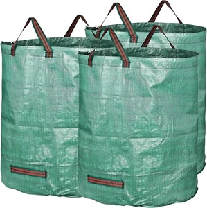 Set mit 3 Faltbaren Gartensäcken 272l - Robuste Laubsäcke für Gartenabfälle - Bild 1 von 7
