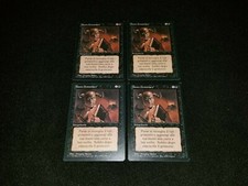 MTG 1x Revised black uncommon LP Italian FBB Demonic Tutor - ships w/ tracking