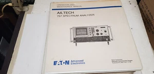 AILTECH 757 Spectrum Analyzer Operation and Maintenance Manual - Picture 1 of 1
