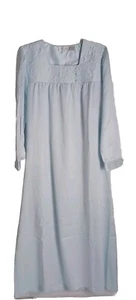 Go Softly Long Sleeve Light Blue Gown Women's Size S - Picture 1 of 9