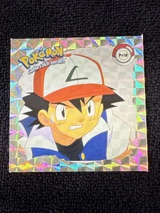 Pr18 Ash - Pokemon Flipz Artbox Holo Sticker Near Mint - Picture 1 of 5
