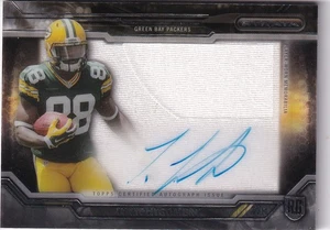 2015 Topps Strata Clear Cut Rookie Relic Autographs #CCAPTMO Ty Montgomery RC - Picture 1 of 2