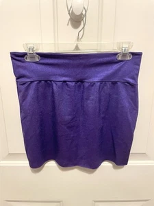 American Apparel Purple Metallic Shimmer Miniskirt, Women’s S/M/L - Picture 1 of 3
