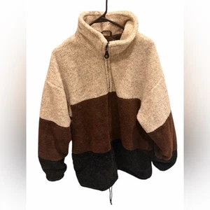 Chaqueta polar vintage Kent Street color block forrada Southwest talla mediana - Imagen 1 de 3