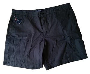 CHAPS BIG AND TALL HERRENGRÖSSE 46 CARGO TASCHE SHORTS GRAU FLACHE VORDERSEITE UVP $ 70 NEU MIT ETIKETT - Bild 1 von 9
