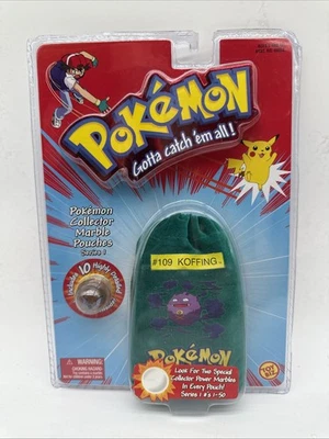 Bolsas de mármol vintage de coleccionista Pokémon serie 1 #109 bolsa verde Koffing sellada Foto 1 de 4