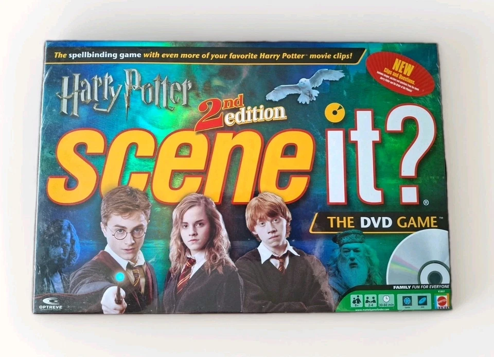 Harry Potter Scene It? 2nd Edition DVD Board Game Family Movie Quiz New Sealed - Image 1 of 3