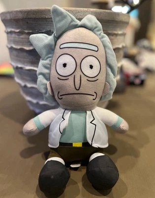 Pelúcia Rick 10” - De Rick and Morty - Licença oficial de fábrica de brinquedos  - Imagem 1 de 4