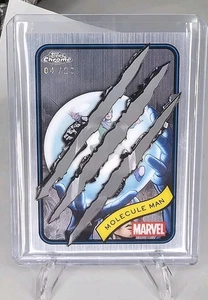 2025 Topps Chrome Marvel Molecule Man Stainless Steel Clawed Chrome /20 - Picture 1 of 2